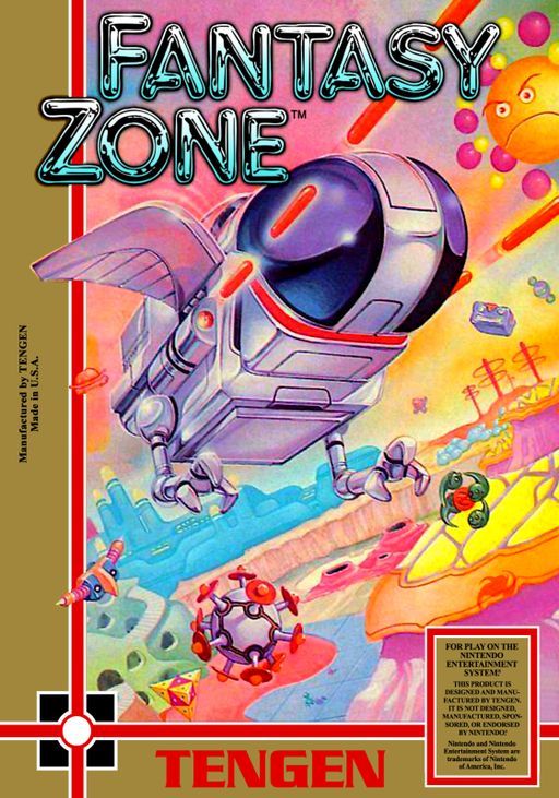 Fantasy Zone (USA) (Tengen) (Unl) box art